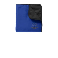 Clayton Civitan Comets Fleece & Poly Travel Blanket