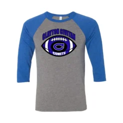 Clayton Civitan Football Baseball Tee