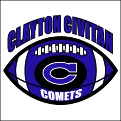 Clayton Civitan Football Magnet